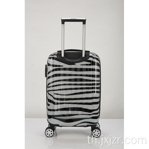 ABS พร้อมกระเป๋าเดินทางสำหรับรถเข็นกระเป๋าเดินทาง Zebra